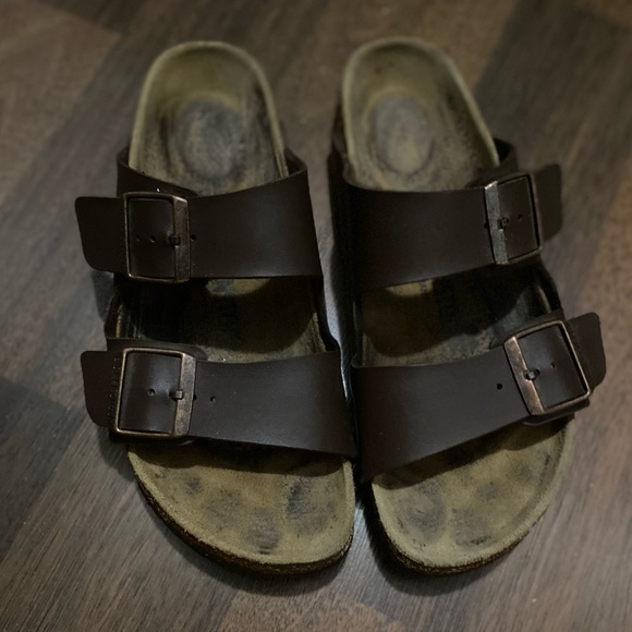 Birkenstock Brown Germany Made Sandals Size 39 - Picture 12 of 14